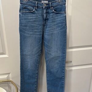 EUC LOFT Blue High Rise Ankle Jeans